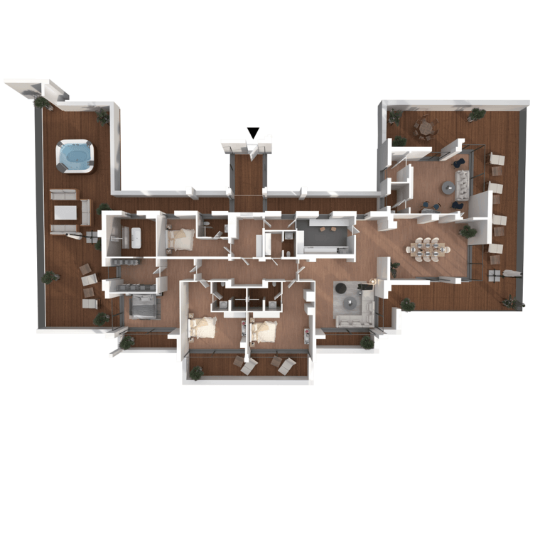 Penthouse – Stejarii Residential Club - Residential Penthouse Architectural Software